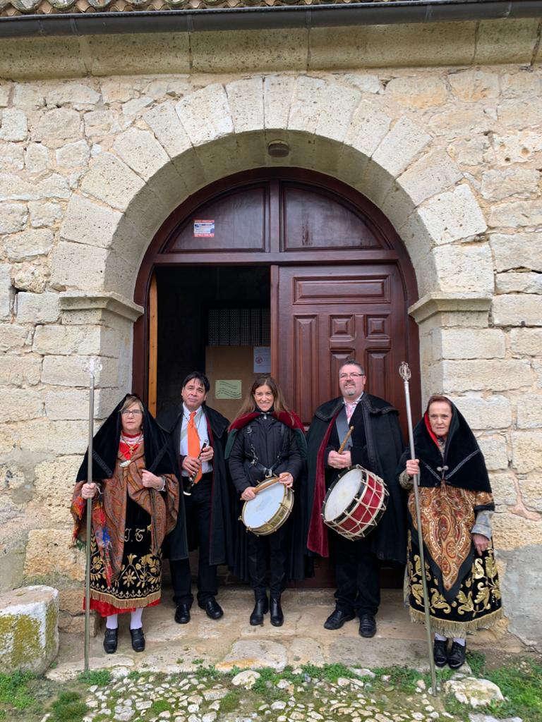 Festividad de las águedas en la localidad vallisoletana de Tiedra. 