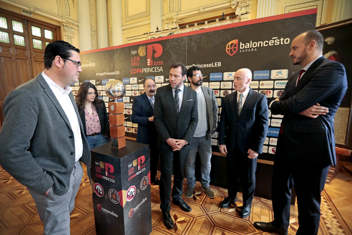 Presentación de la Copa de la Princesa de Baloncesto en Valladolid.
