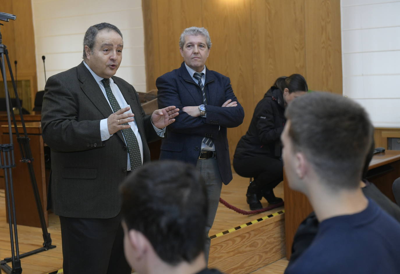 Alumnos de Valladolid han visitado las instalaciones judiciales de la ciudad para conocer su funcionamiento.