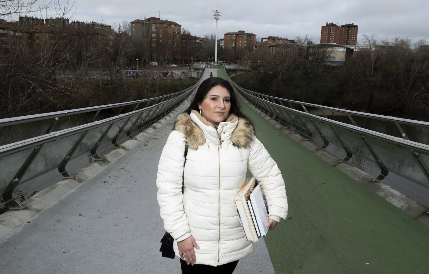 Alba Ferreruela, en la pasarela de Arturo Eyries.