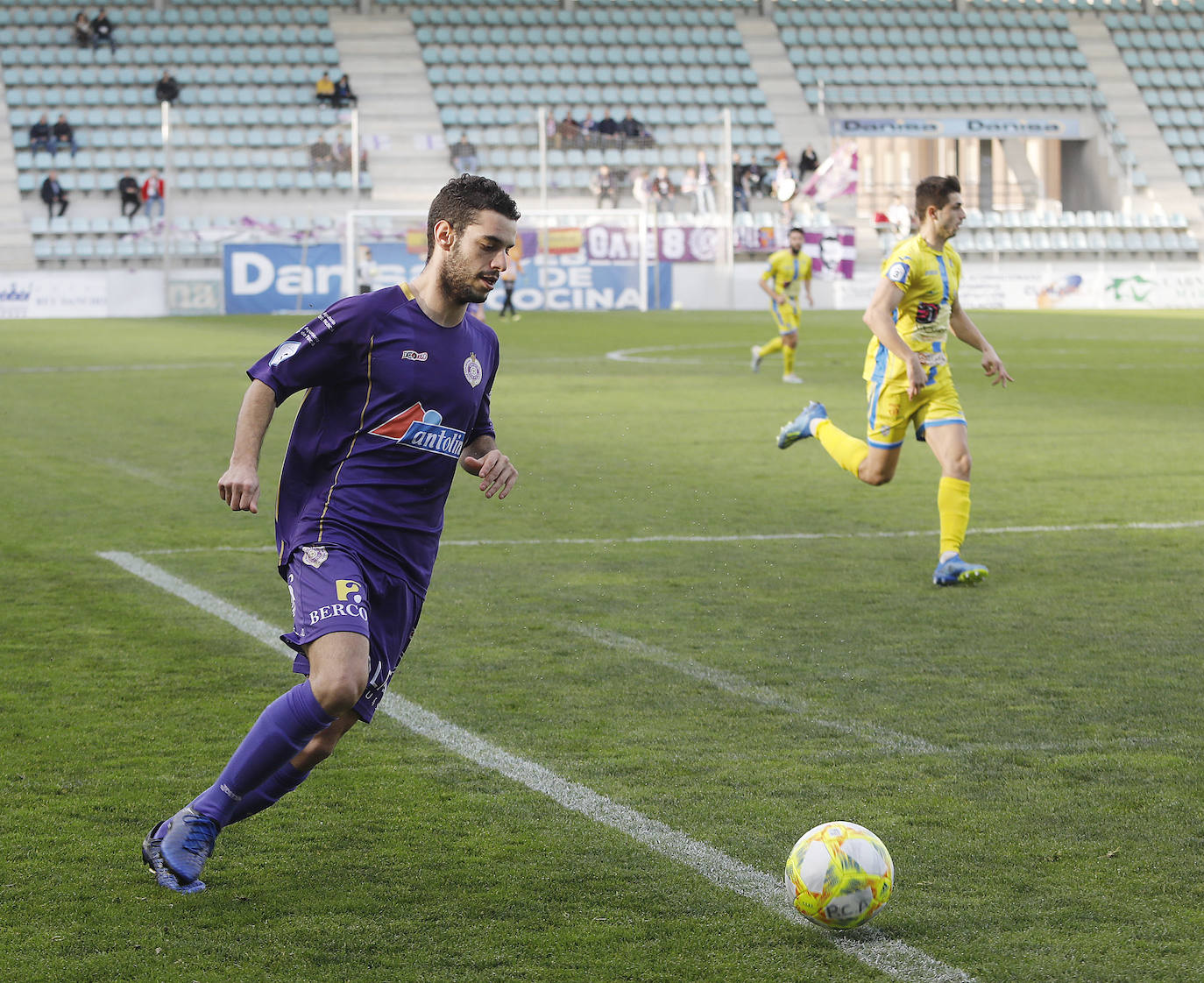 El Palencia Cristo perdió ante la Arandina. 