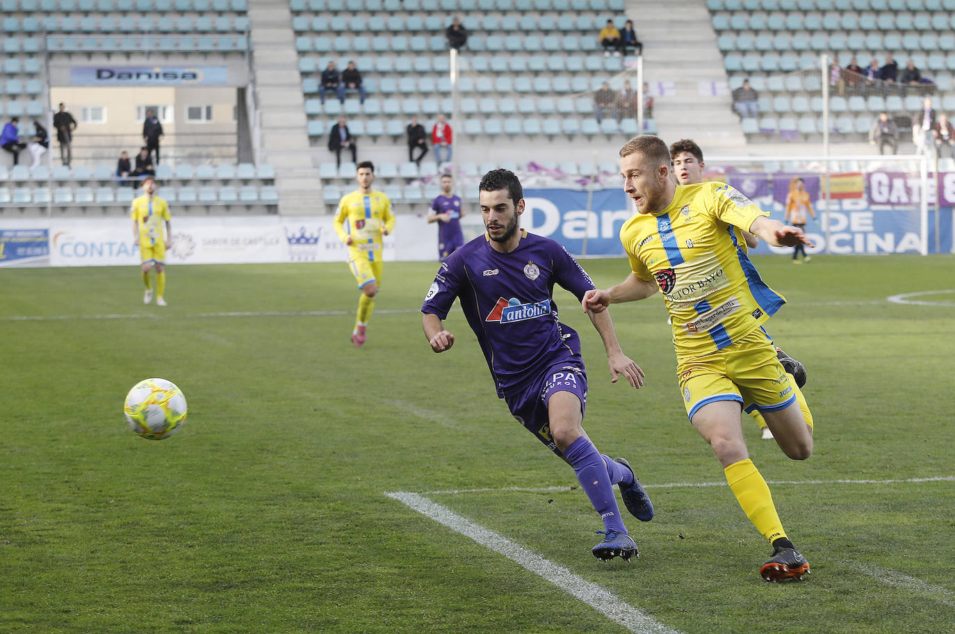 El Palencia Cristo perdió ante la Arandina. 