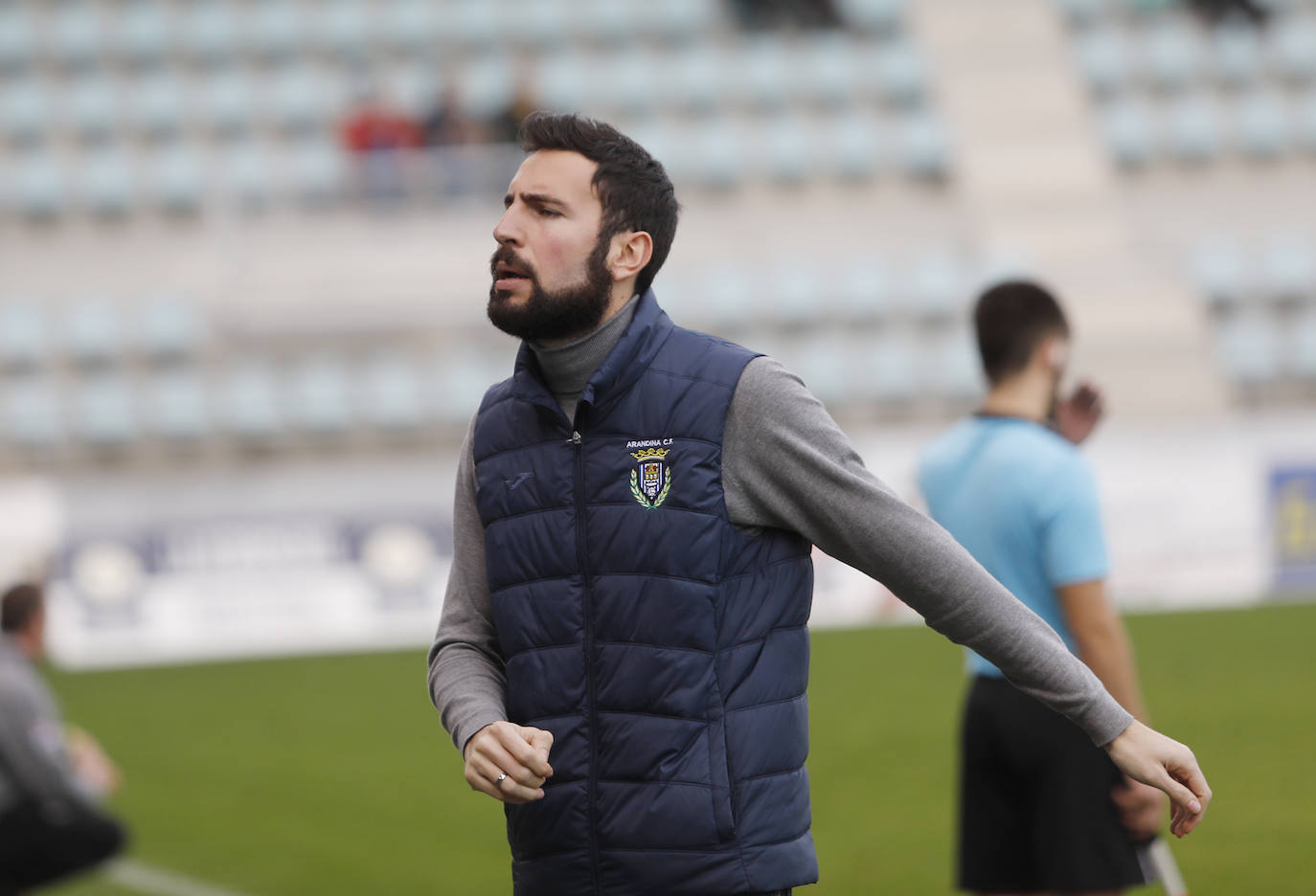 El Palencia Cristo perdió ante la Arandina. 