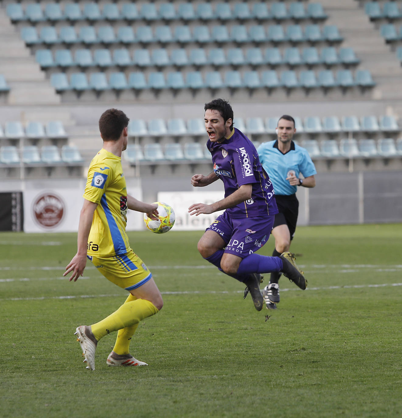 El Palencia Cristo perdió ante la Arandina. 