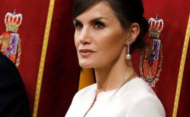 Letizia da en el blanco