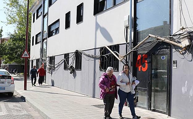 Viviendas rehabilitadas del 29 de octubre en el barrio de Pajarillos. 