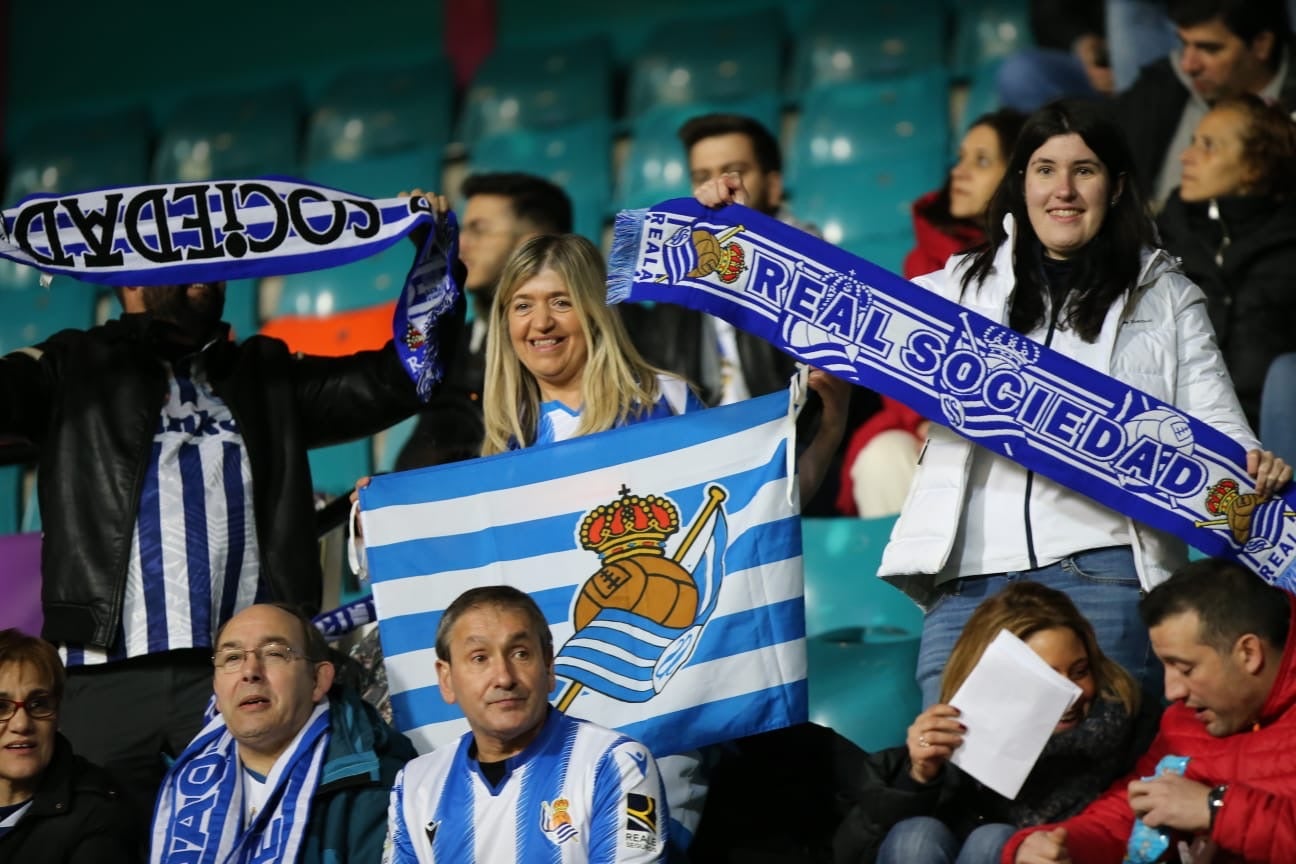 Primera semifinal de la Supercopa femenina de fútbol en el estadio Helmántico de Salamanca entre la Real Sociedad y la UD Levante. 