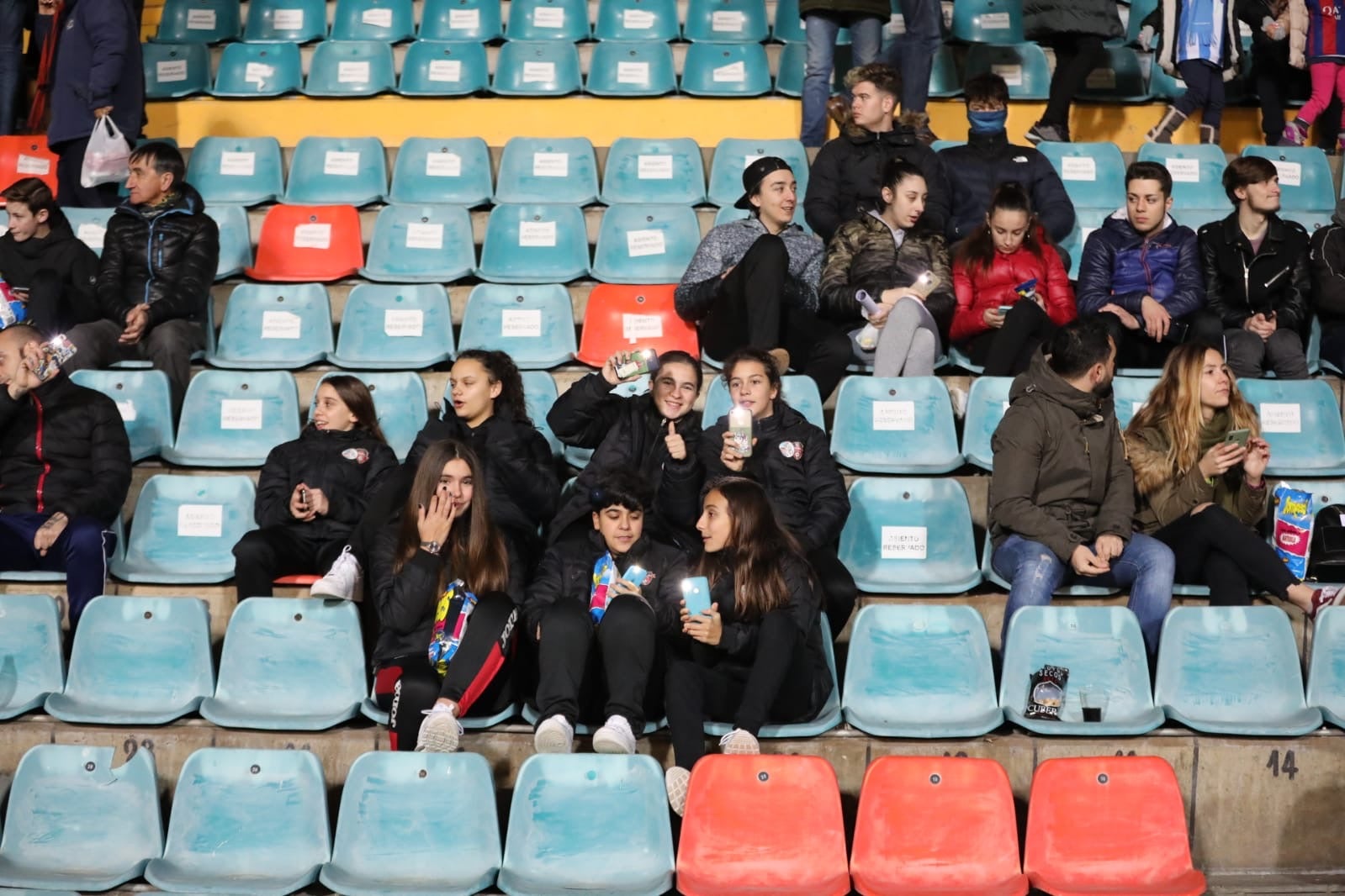 Primera semifinal de la Supercopa femenina de fútbol en el estadio Helmántico de Salamanca entre la Real Sociedad y la UD Levante. 