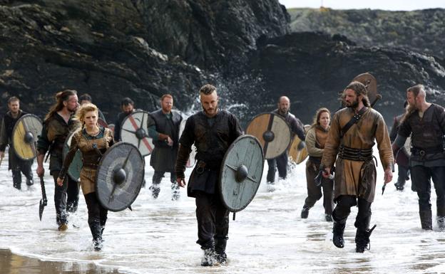 Personajes de la serie 'Vikings'.