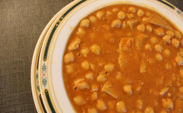 Para recuperar fuerzas, unos garbanzos con callos