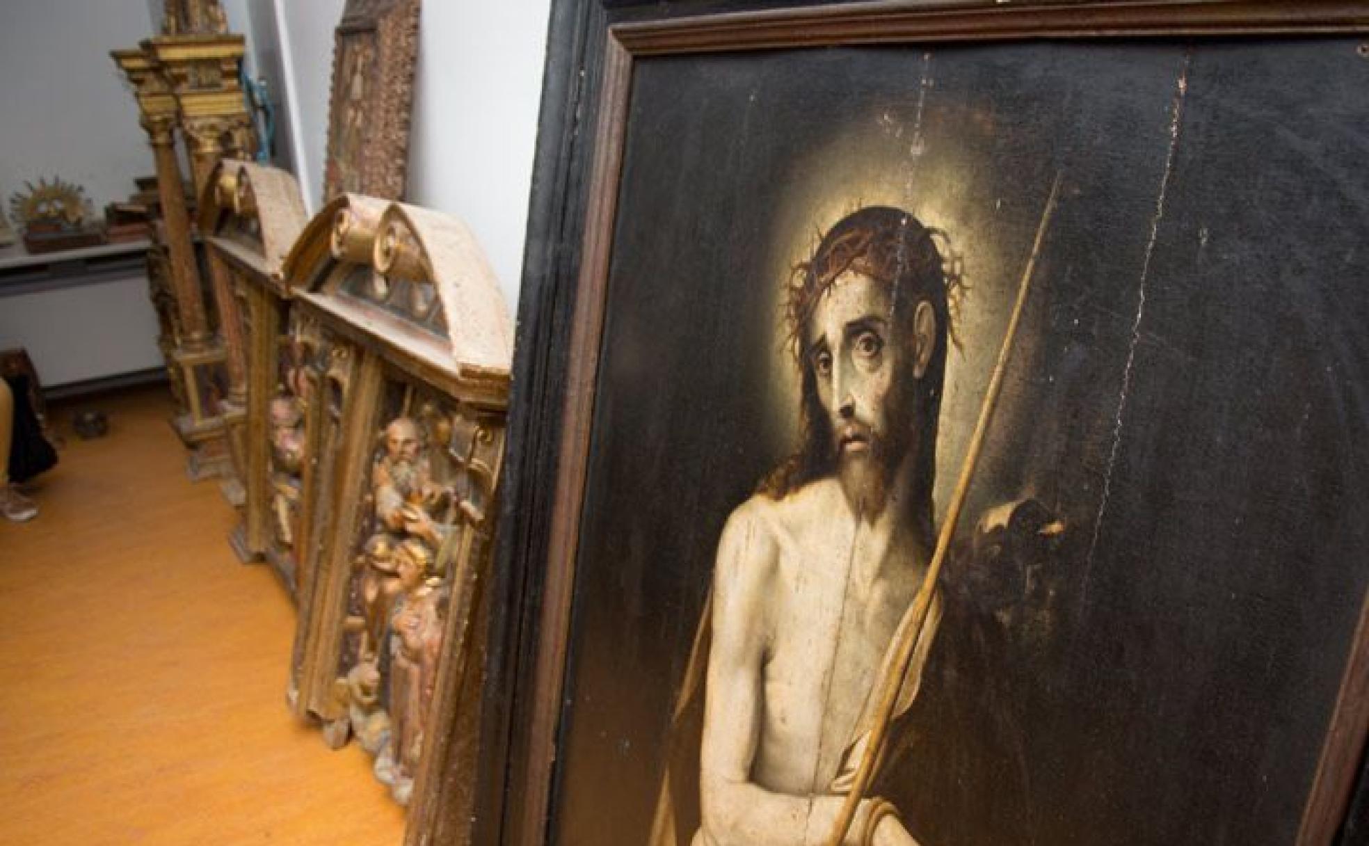 En la operación Cantanium se recuperaron más de 200 piezas de arte sacro. 