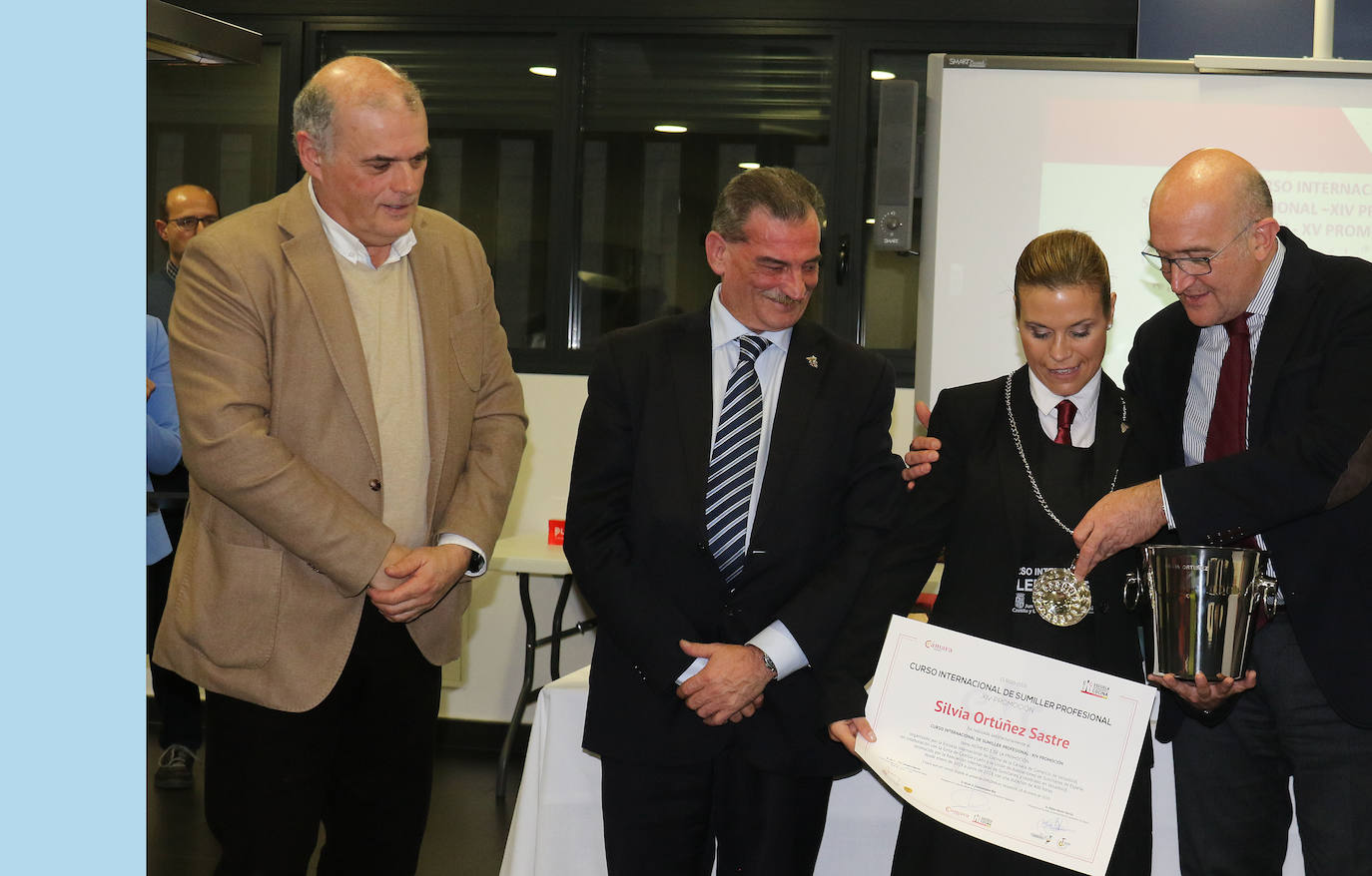 Los Sumiller han recibido hoy un reconocimiento en la escuela de la capital.