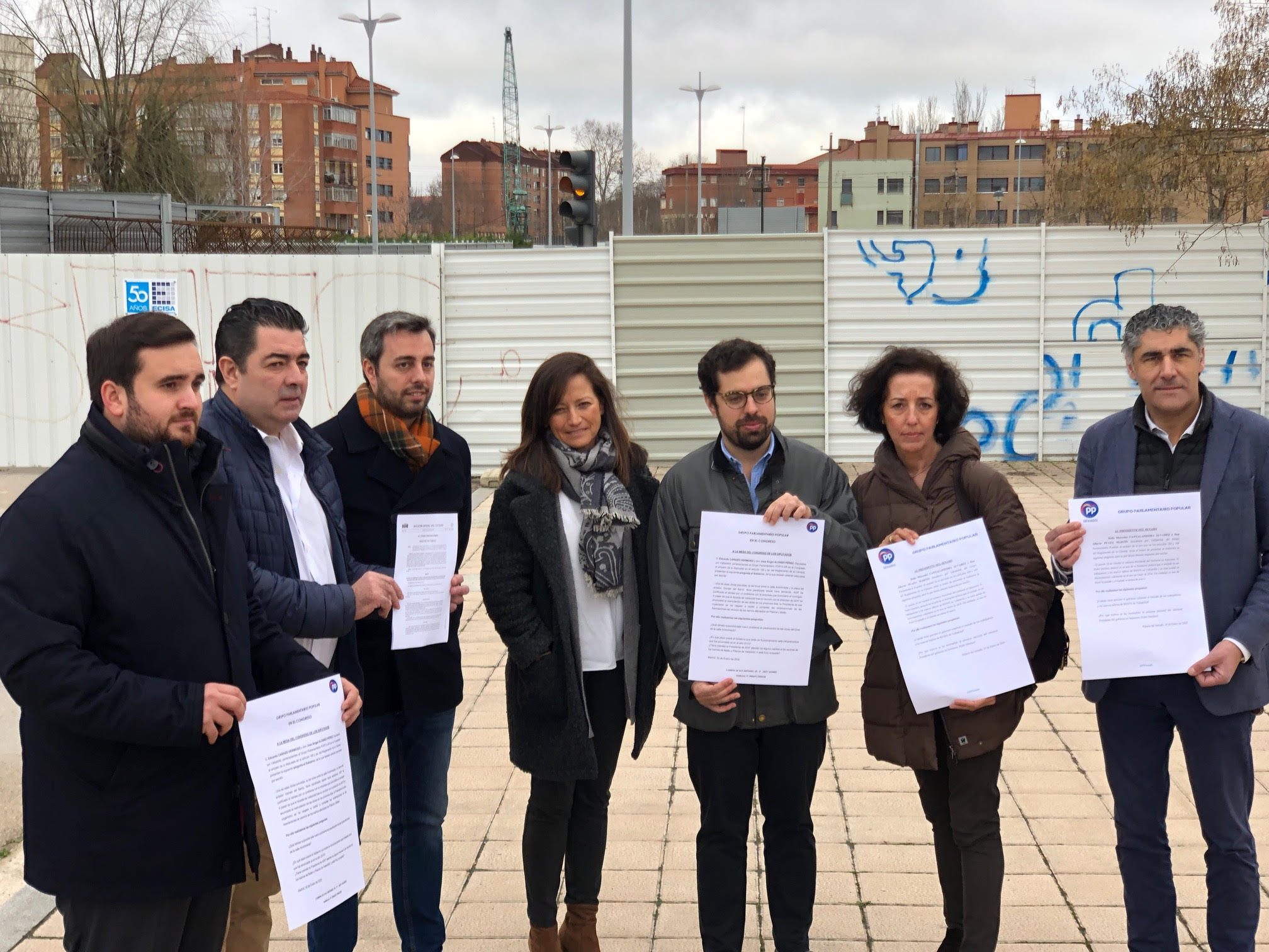 El PP pedirá que Adif indemnice a los comerciantes de la Pilarica en Valladolid por las obras de Andrómeda y Rafael Cano