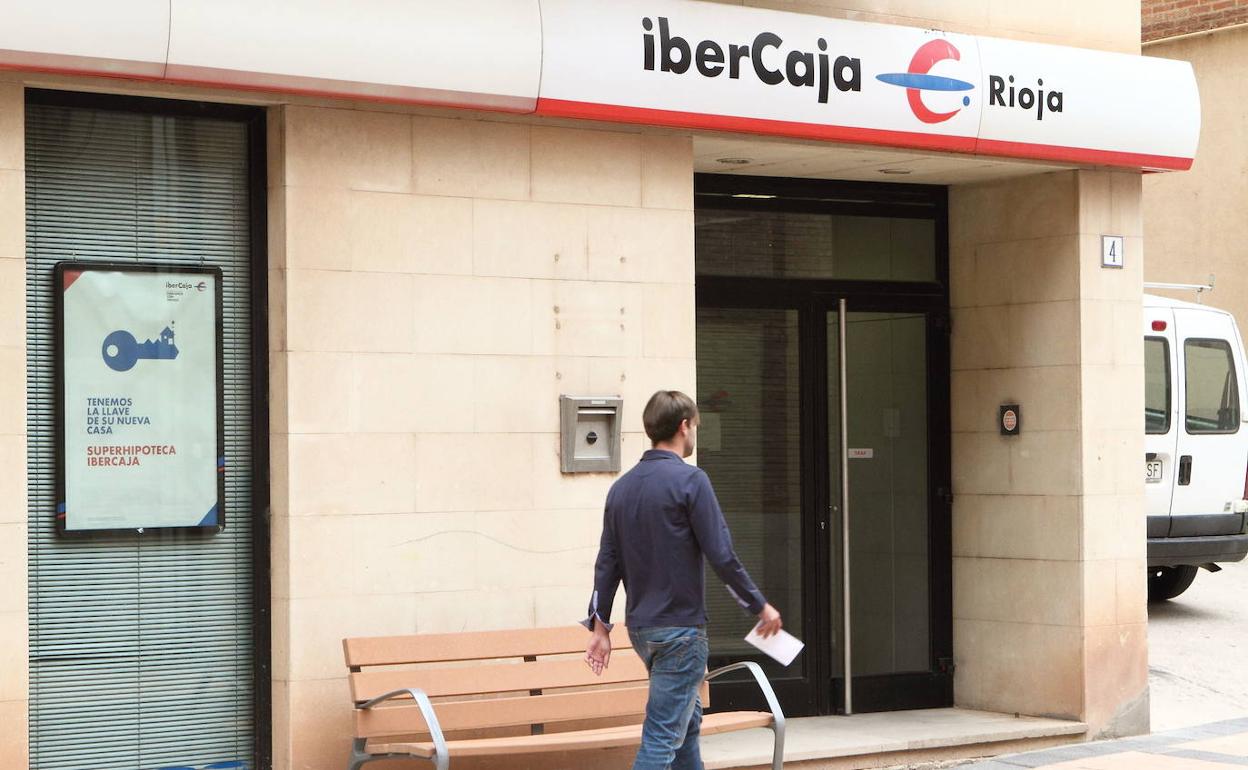 Sucursal de Ibercaja Banco en La Rioja. 