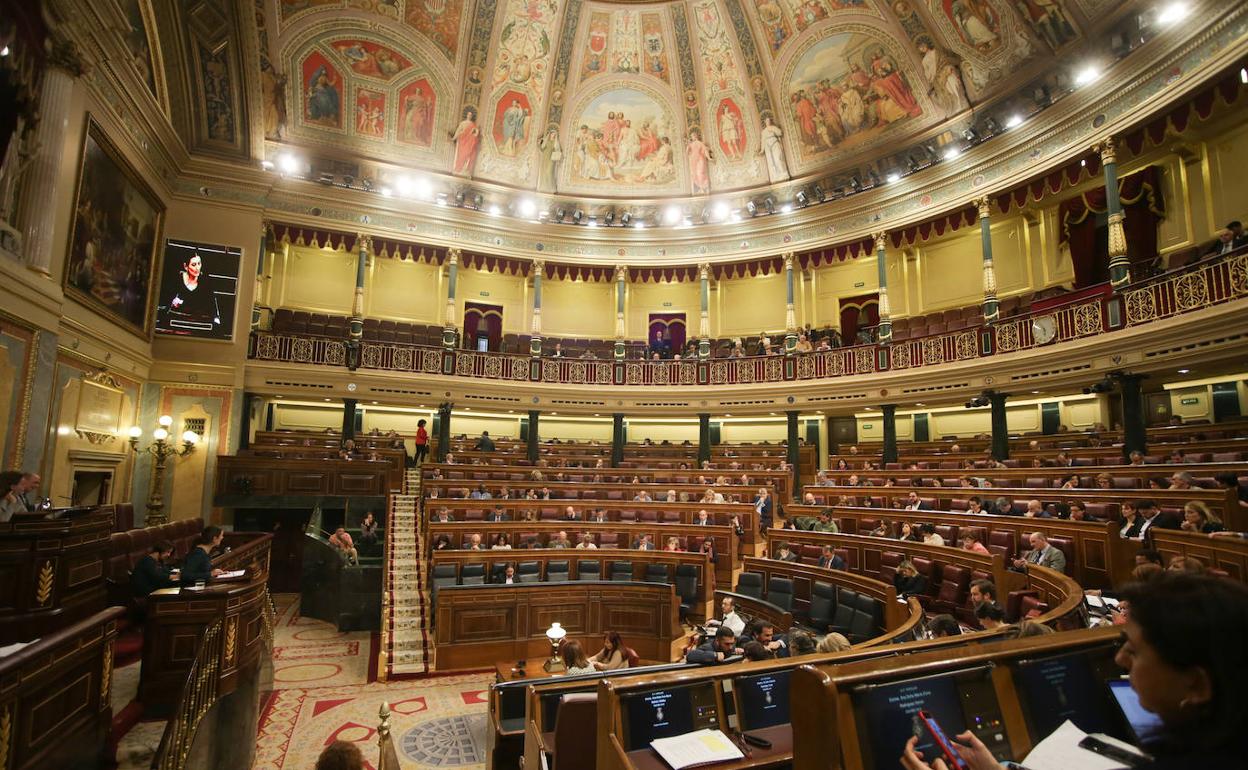 Pleno del Congreso de los Diputados.