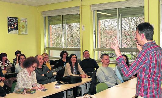 Formación impartida ayer por la Fundación Triángulo.