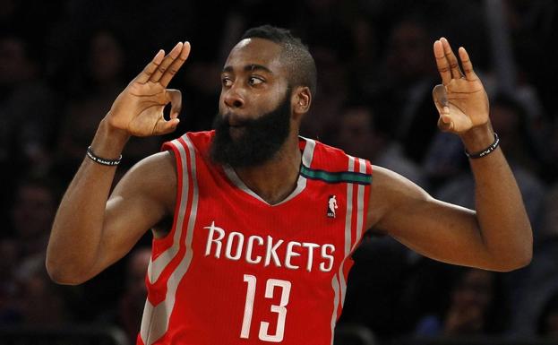 James Harden, el líder de los Houston Rockets. 