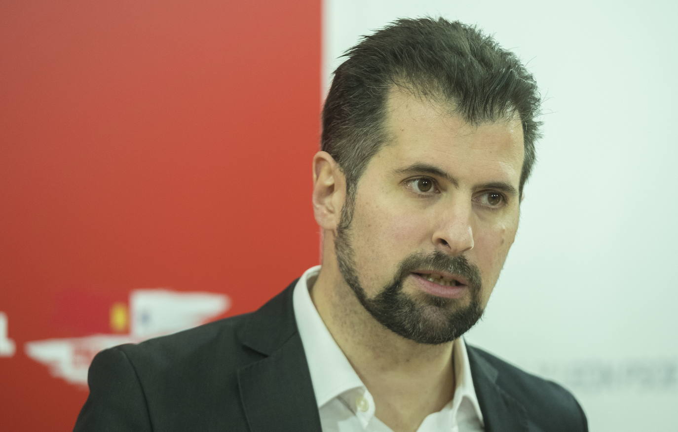 El portavoz Luis Tudanca. 