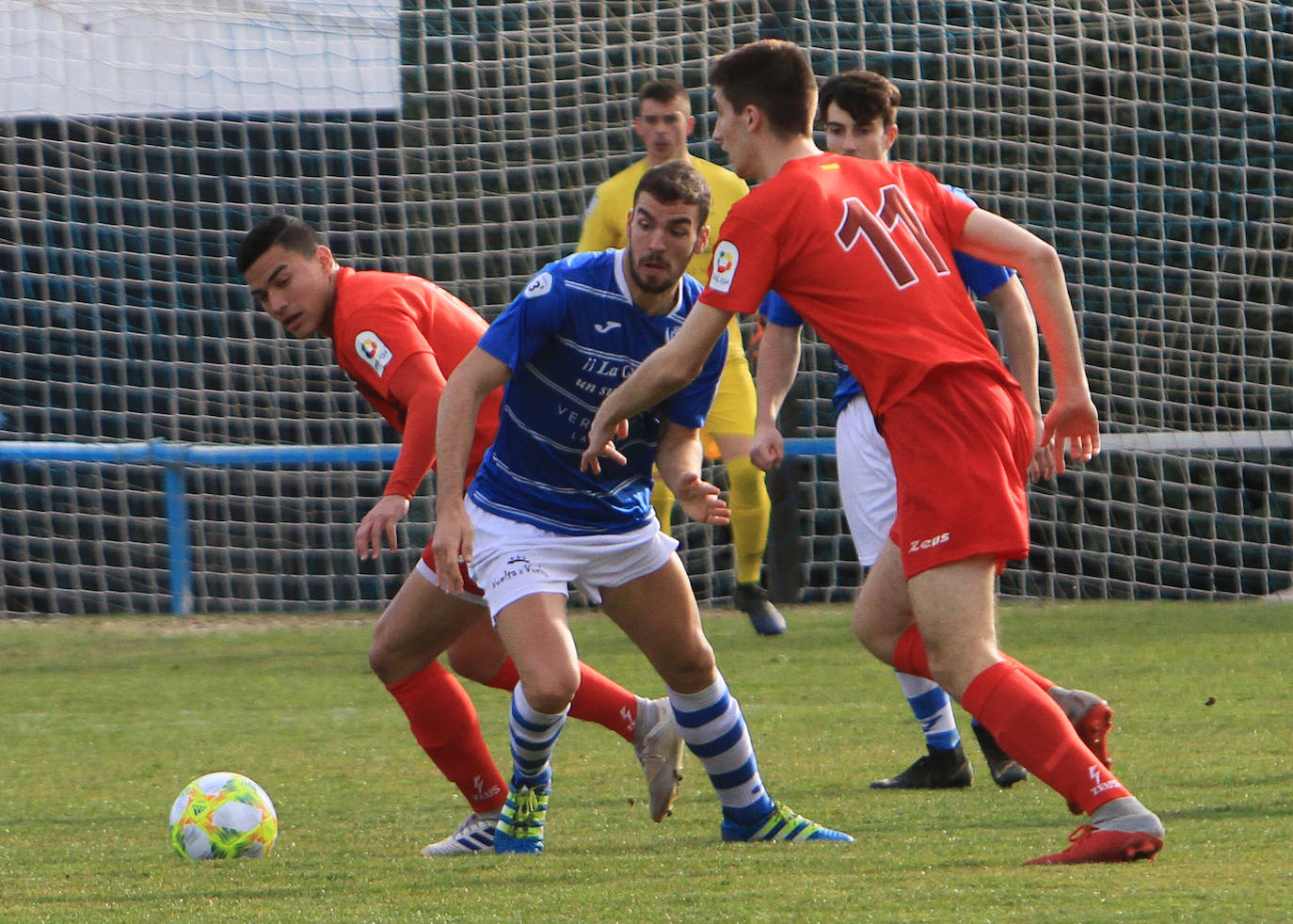 Fotografías del choque entre La Granja y el Real Burgos CF.