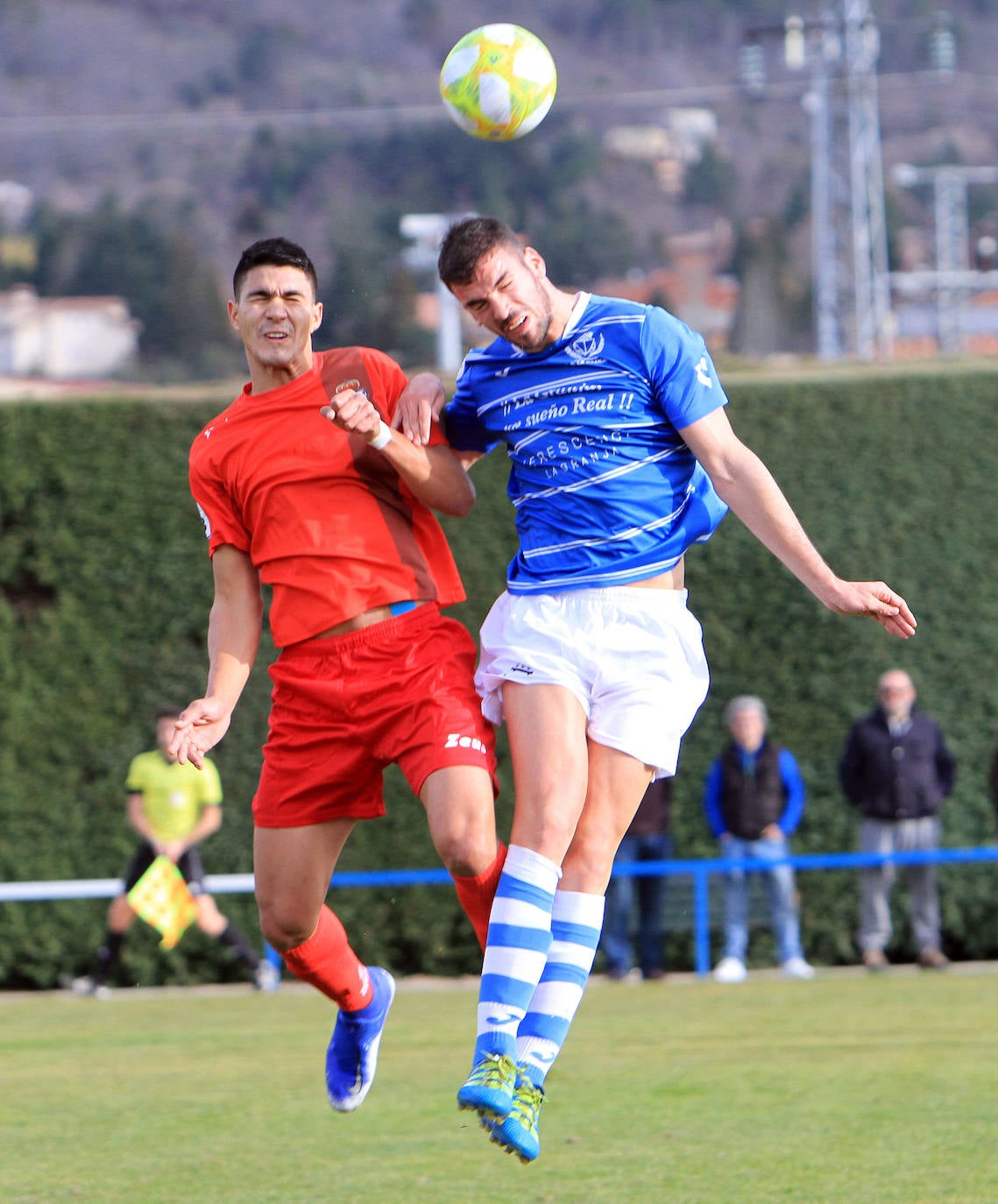 Fotografías del choque entre La Granja y el Real Burgos CF.