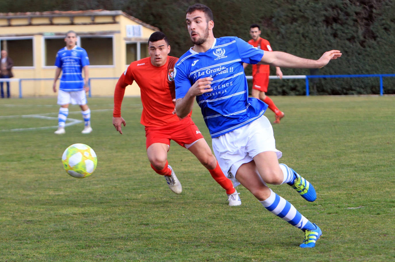 Fotografías del choque entre La Granja y el Real Burgos CF.