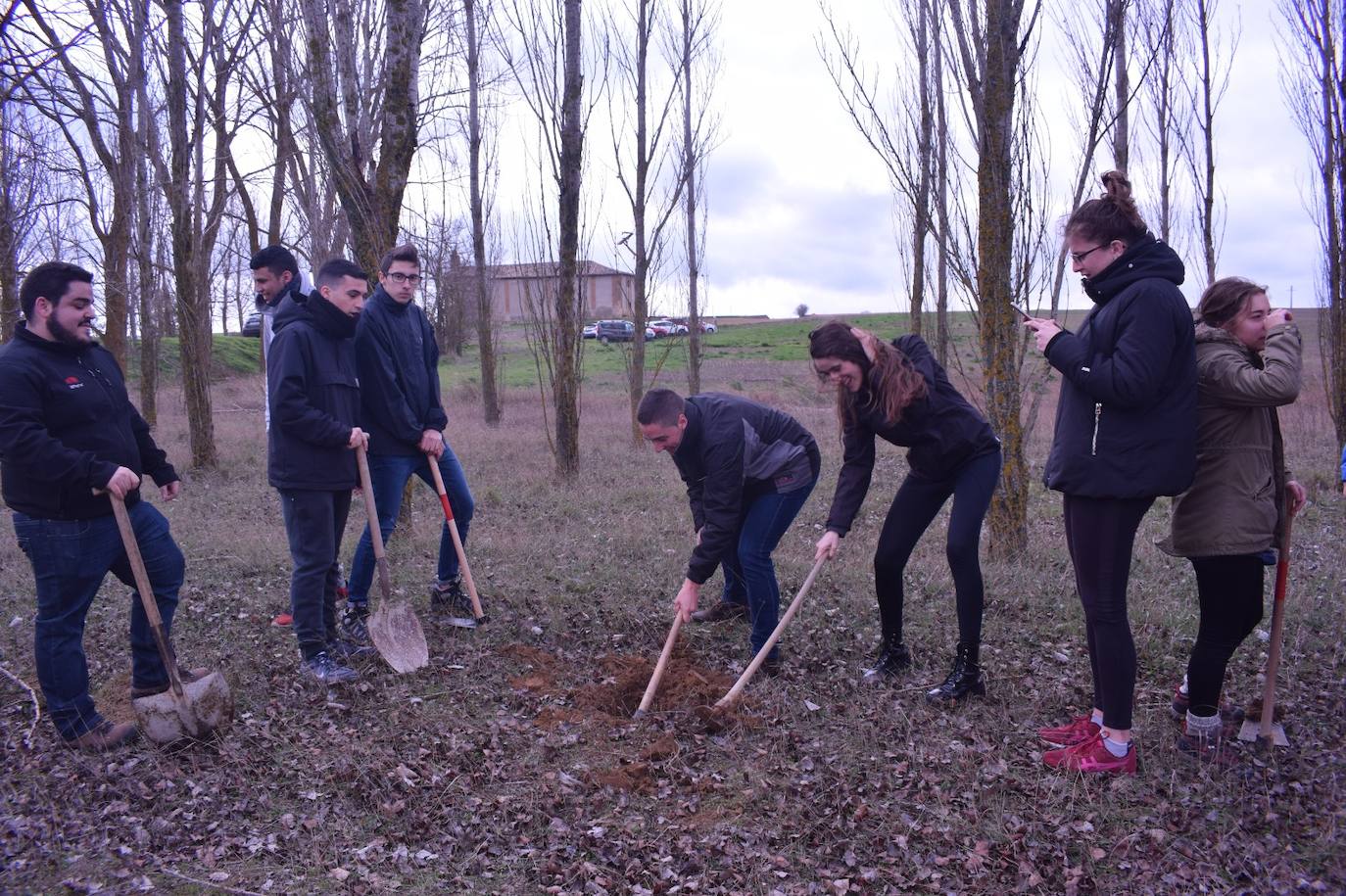 Fotos: La replantación de Villacid y Cuenca de Campos