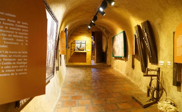 'El túnel del tiempo, la primera sala del museo de Ponce de León. 