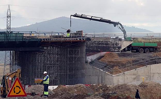Obras de la circunvalación de la capital segoviana.