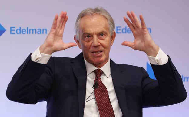 El ex primer ministro británico Tony Blair.