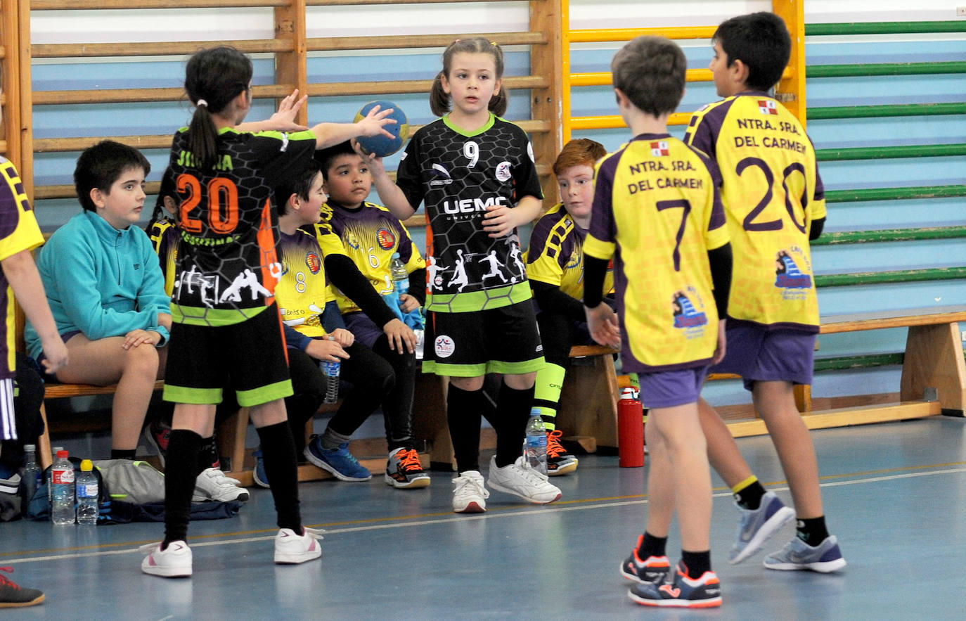 Los grupos de la categoría Benjamín se enfrentaba en el CEIP Pablo Picasso de la capital