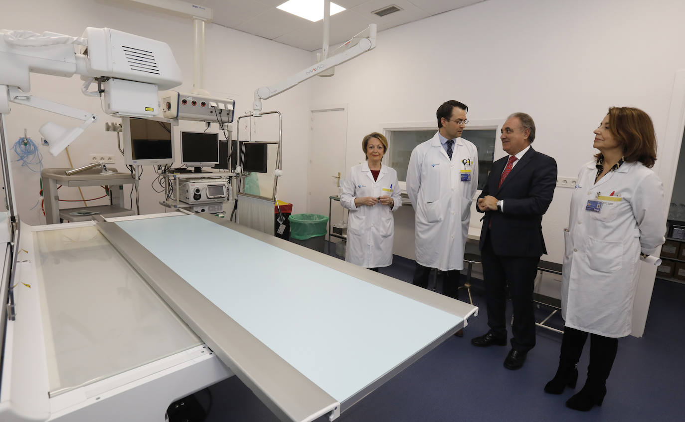 Nuevo equipamiento de radiologia en el Hospital Río Carrion de la ciudad de Palencia.