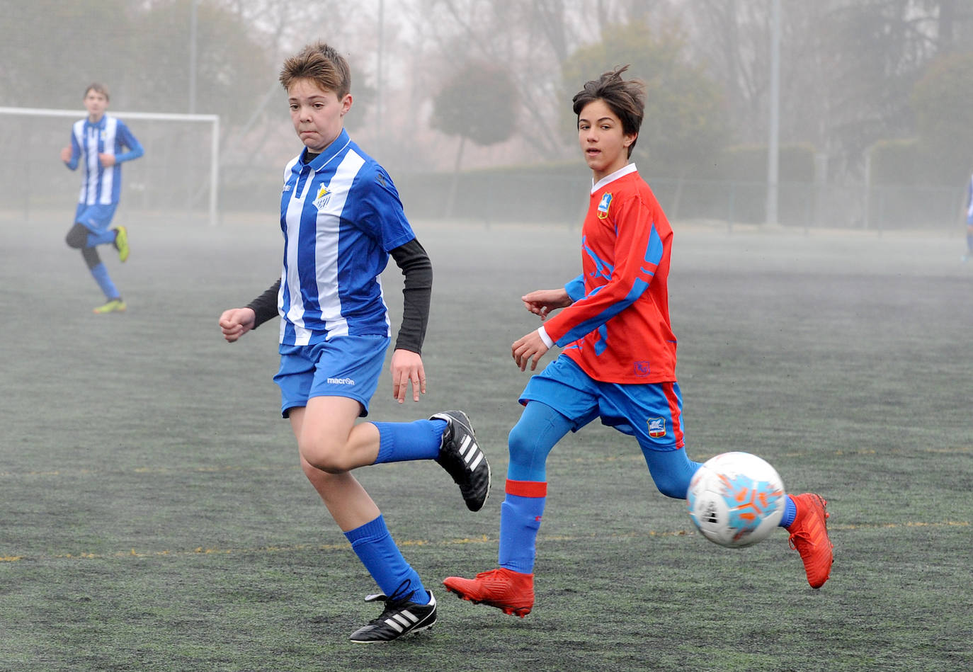 El Parque Canterac acogía el partido de 3ª Infantil entre los dos equipos vallisoletanos.