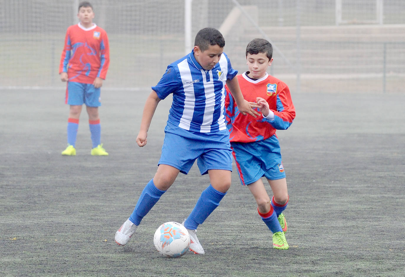 El Parque Canterac acogía el partido de 3ª Infantil entre los dos equipos vallisoletanos.