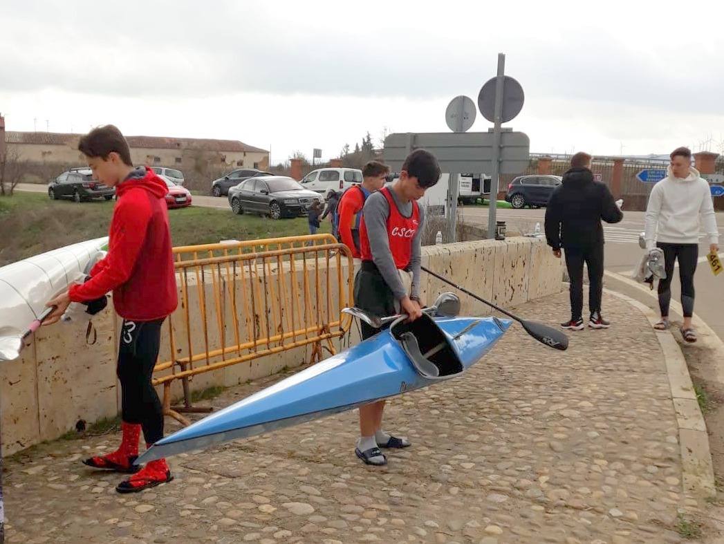 Campeonato Provincial de Piragüismo en Torquemada. 