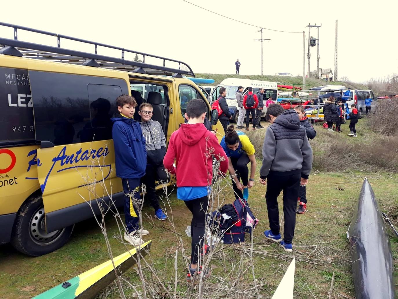 Campeonato Provincial de Piragüismo en Torquemada. 