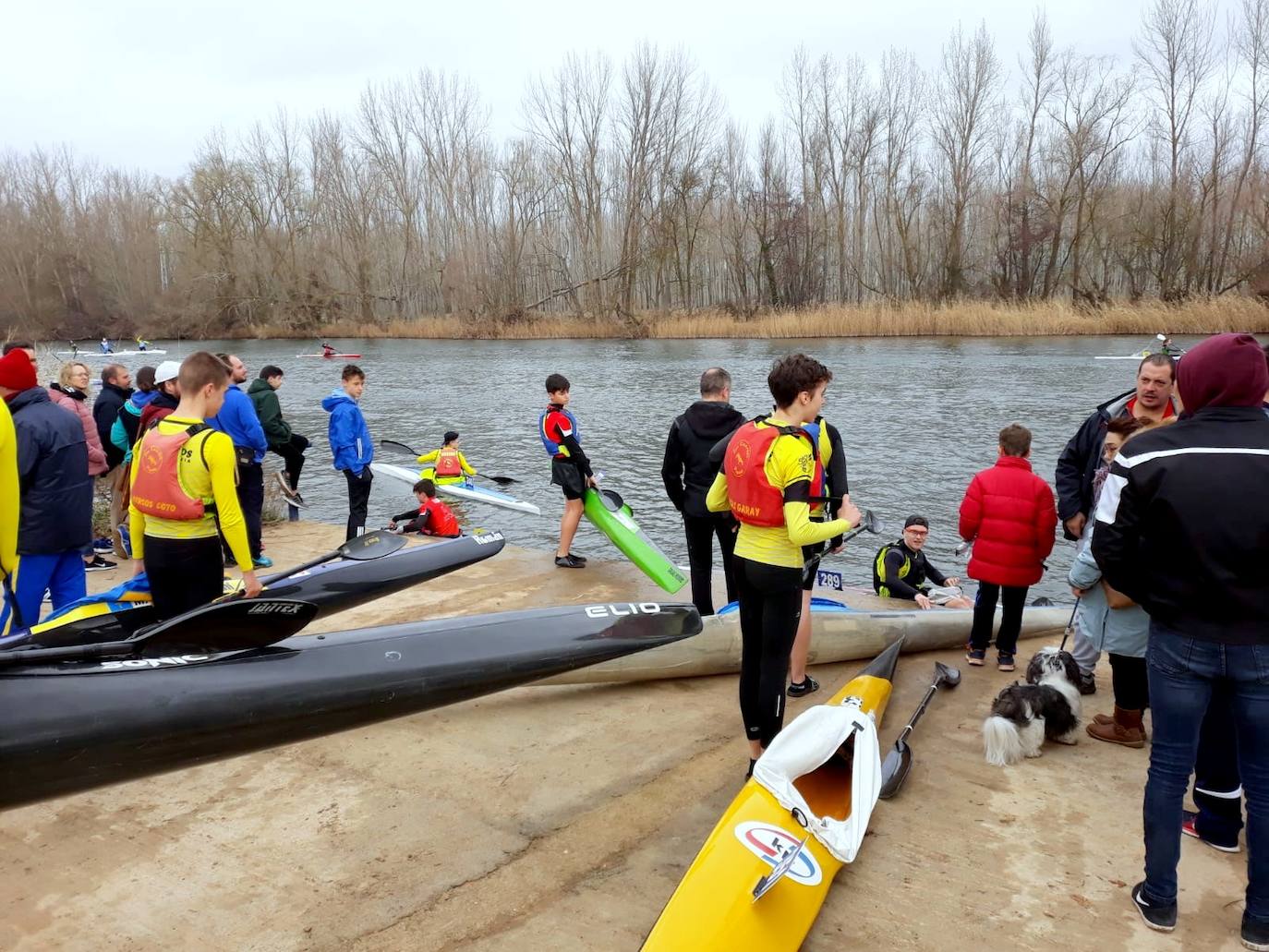Campeonato Provincial de Piragüismo en Torquemada. 