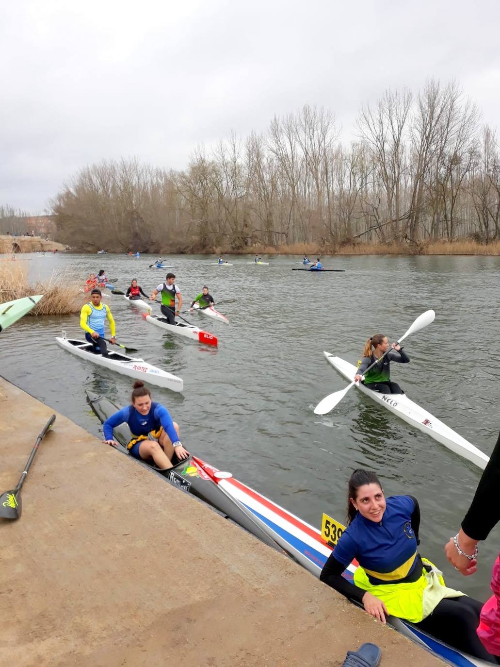 Campeonato Provincial de Piragüismo en Torquemada. 