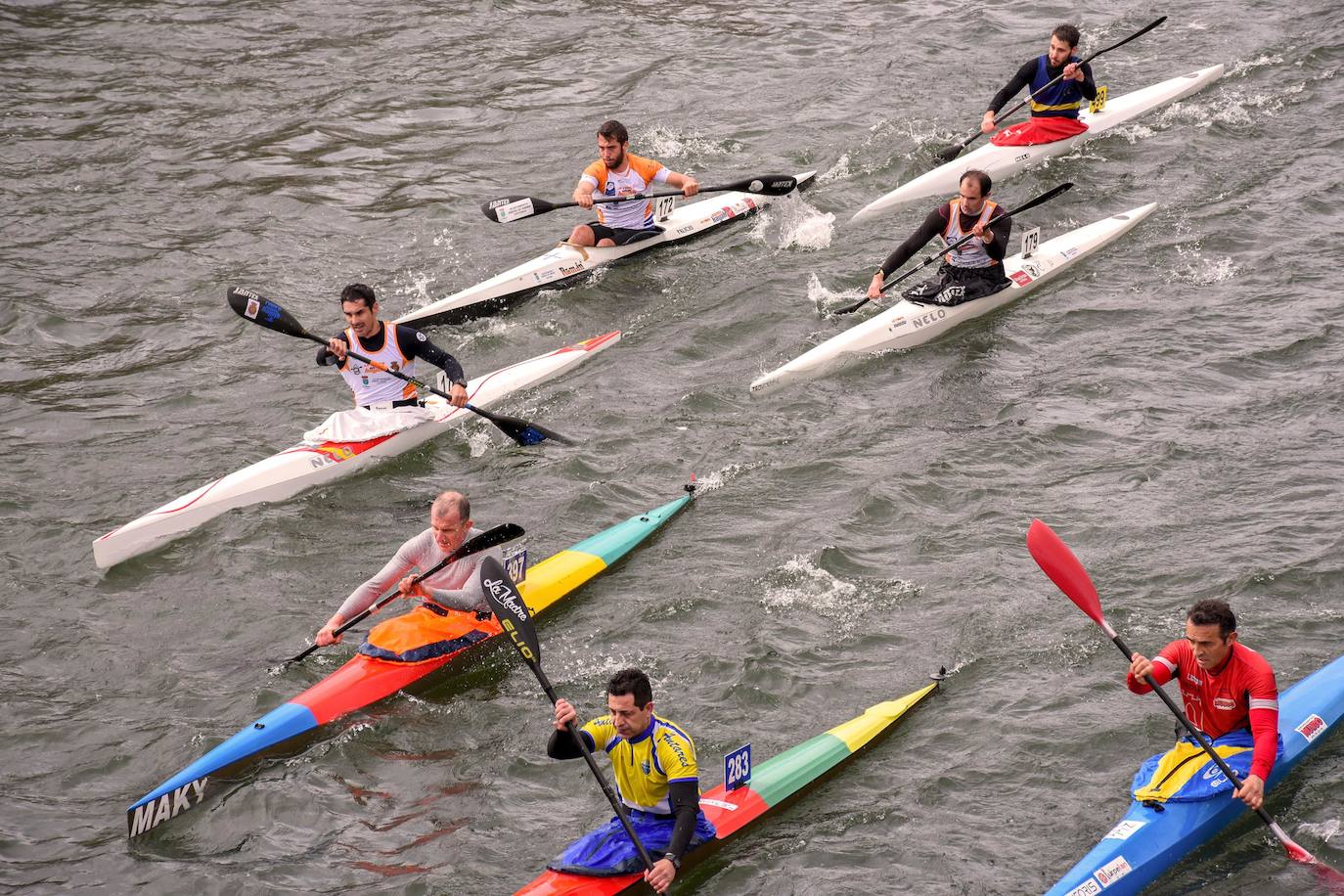 Campeonato Provincial de Piragüismo en Torquemada. 