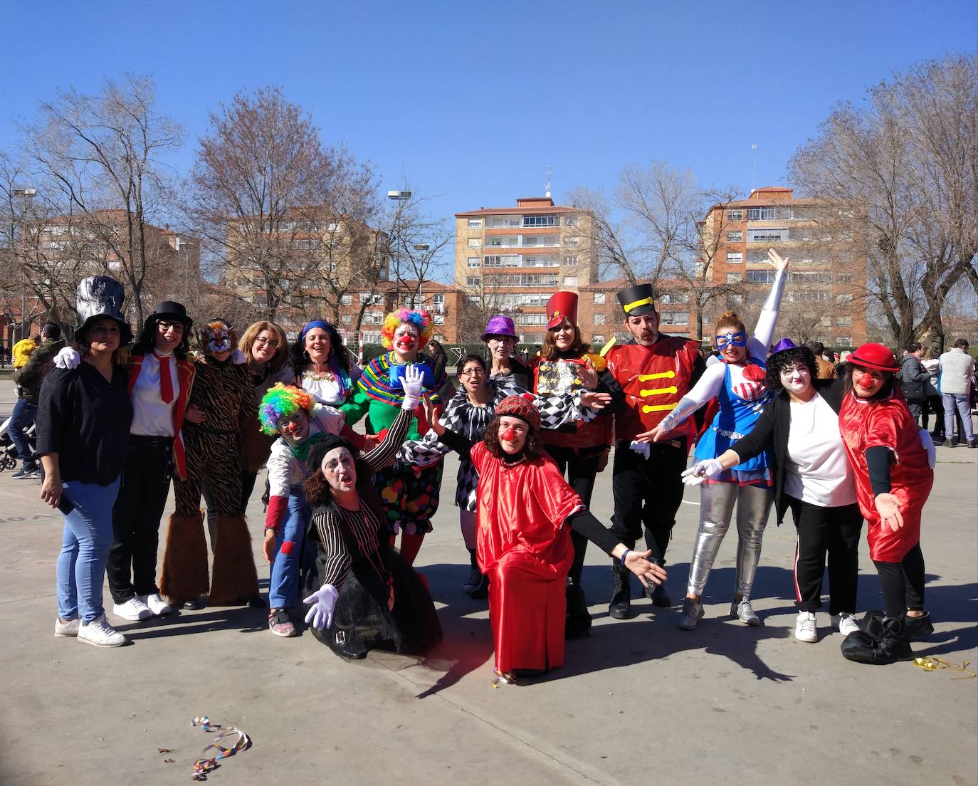 Carnaval en el colegio León Felipe de Valladolid en el que la temática ha sido el circo.