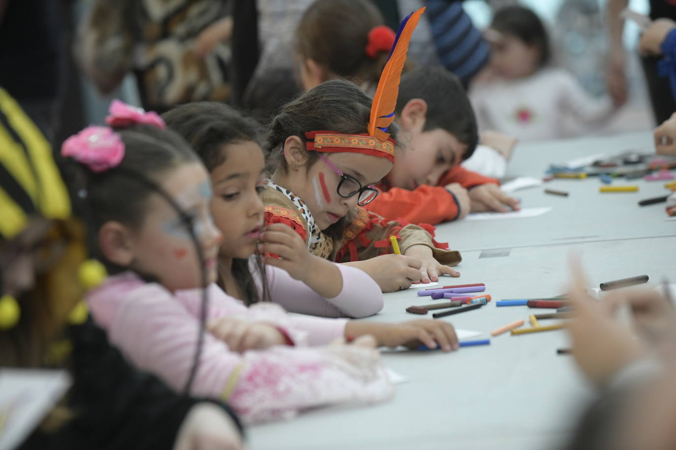 Los más pequeños disfrutaron de talleres y actuaciones en la Cúpula del Milenio de Valladolid. 