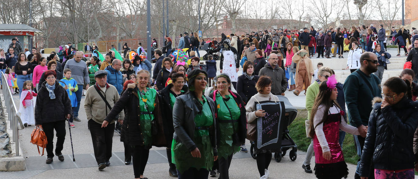 Los vecinos de Valladolid disfrutaron con los desfiles de carnaval y el entierro de la sardina. 