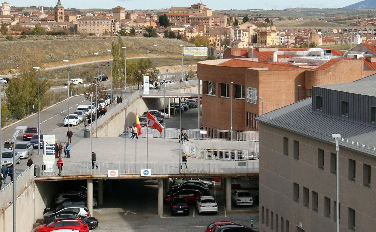 Vista del Hospital General de Segovia. 