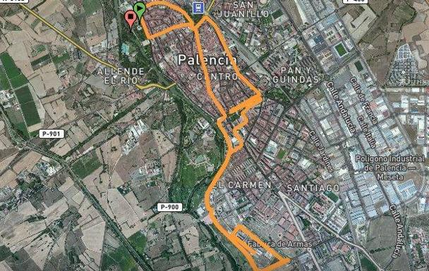 Atención al incremento del recorrido en la seguna vuelta.
