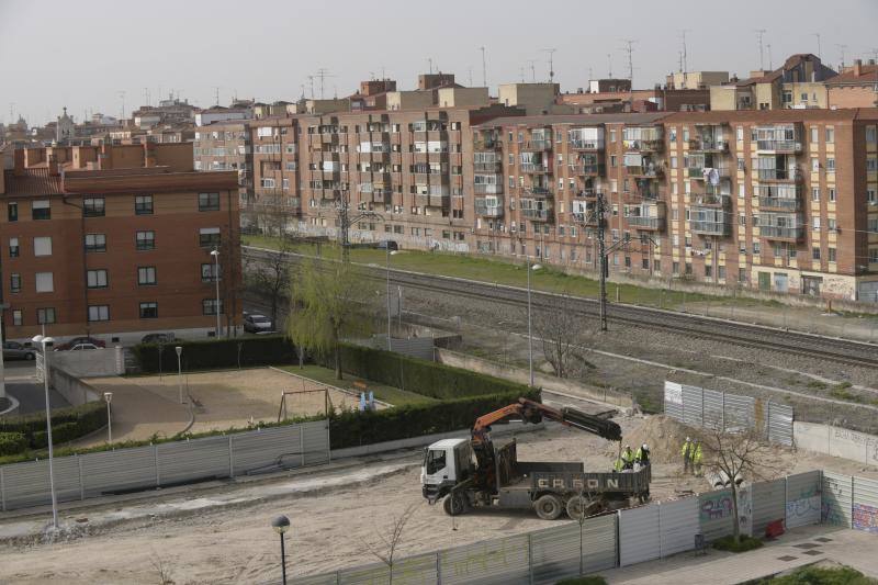 Fotos: Inicio de las obras del túnel de Andrómeda de Valladolid