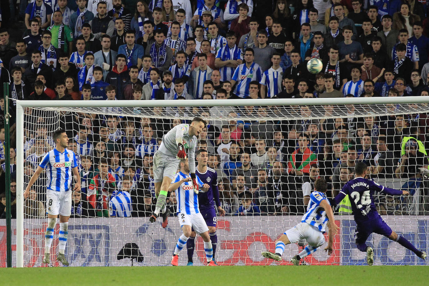 Las imágenes del Real Sociedad - Real Valladolid. 