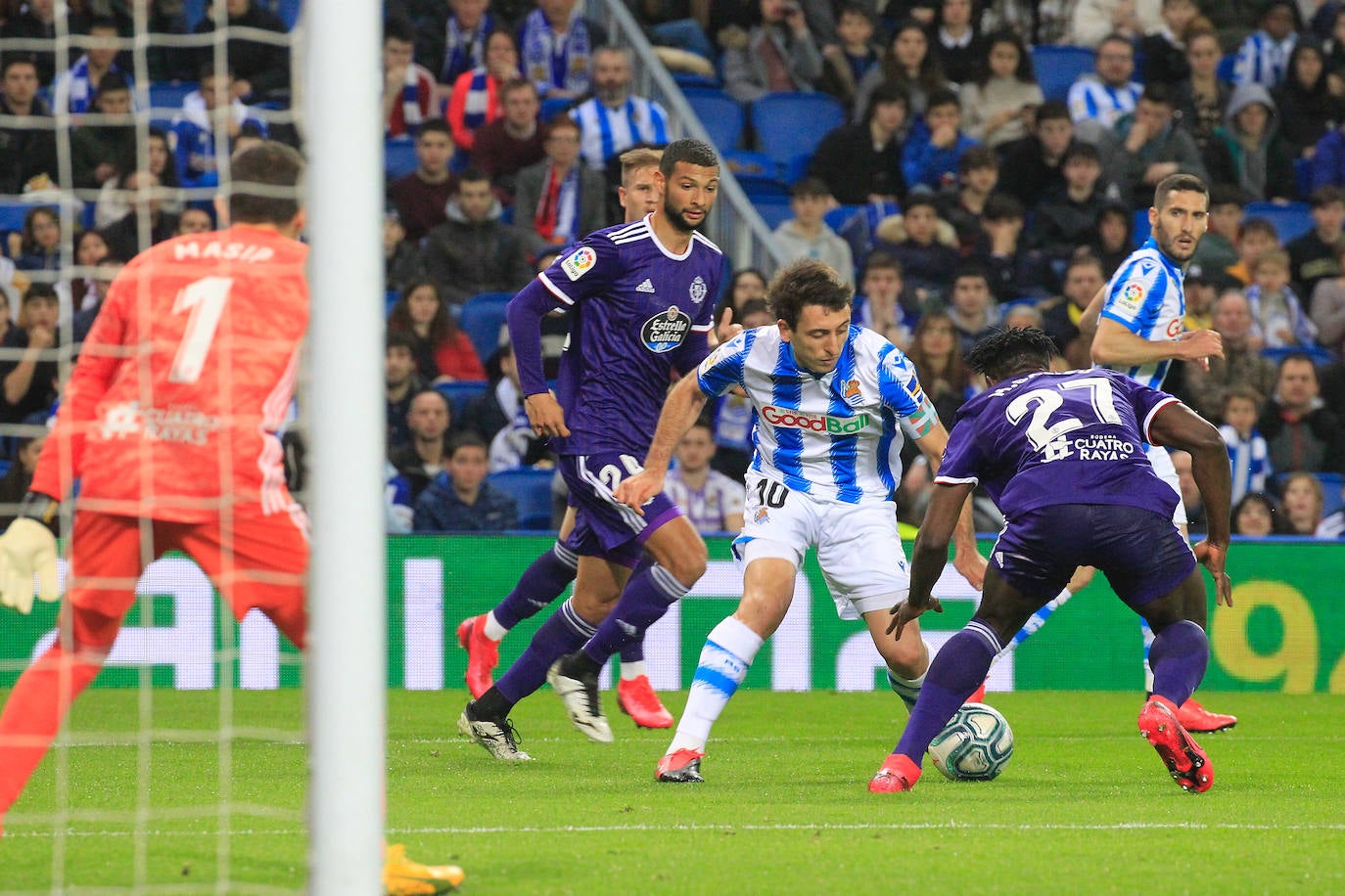 Las imágenes del Real Sociedad - Real Valladolid. 