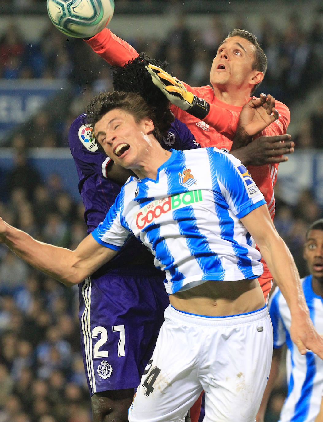 Las imágenes del Real Sociedad - Real Valladolid. 