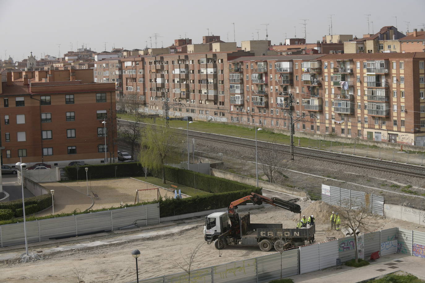 Inicio de las obras del túnel de Andrómeda en Valladolid.