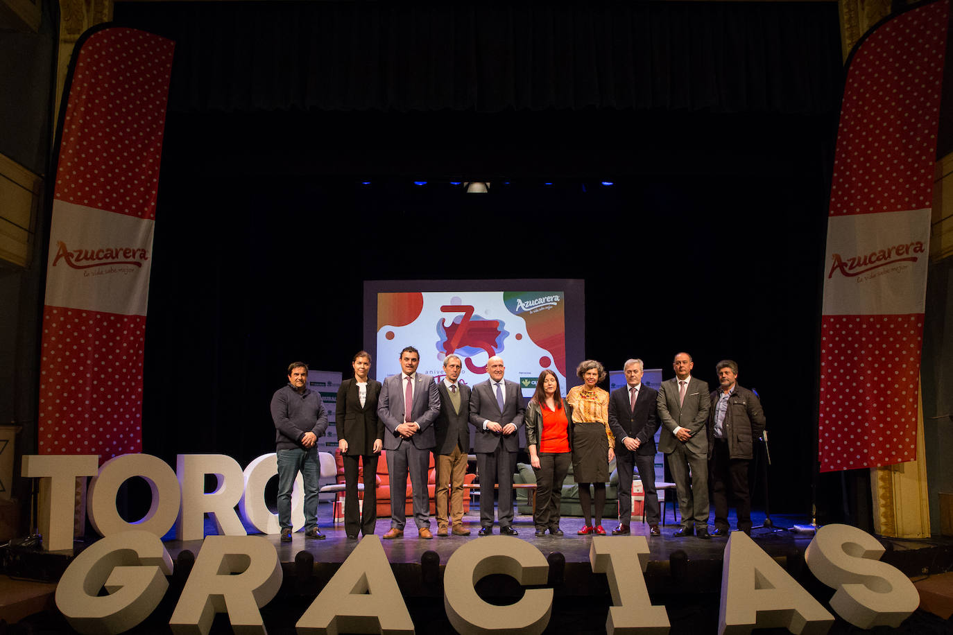 El consejero de Agricultura, Ganadería y Desarrollo Rural, Jesús Julio Carnero, asiste al acto de celebración del 75 aniversario de la empresa Azucarera.