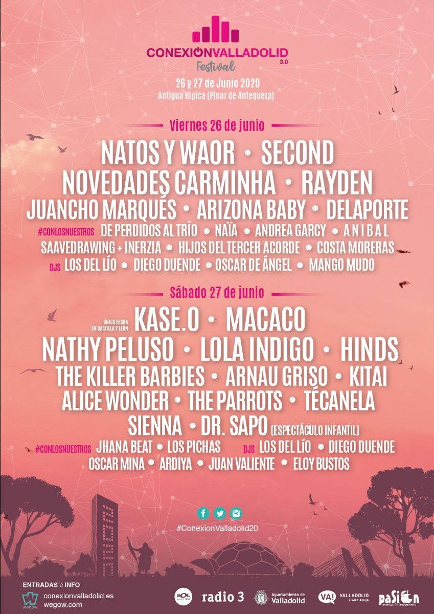 Cartel de Conexión Valladolid Festival en su tercera edición.